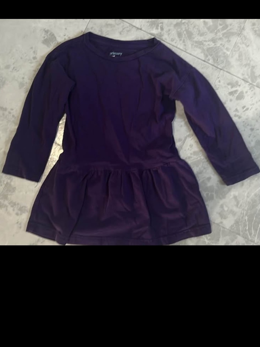 Primary Purple Crewneck Dress